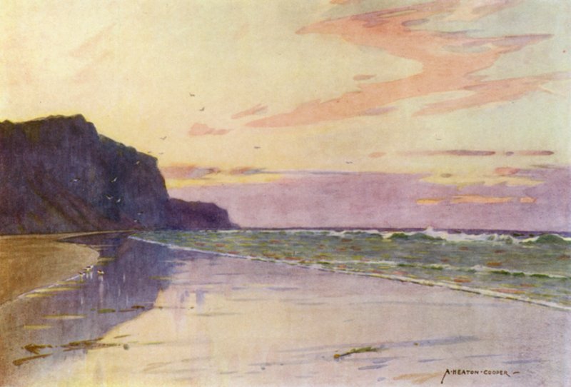 Danimarca: Punto più occidentale della Danimarca, vicino a Esbjerg da Alfred Heaton Cooper