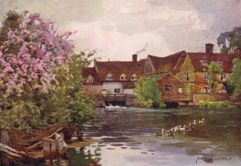 Flatford Mill, East Bergholt, Suffolk da Alfred Heaton Cooper