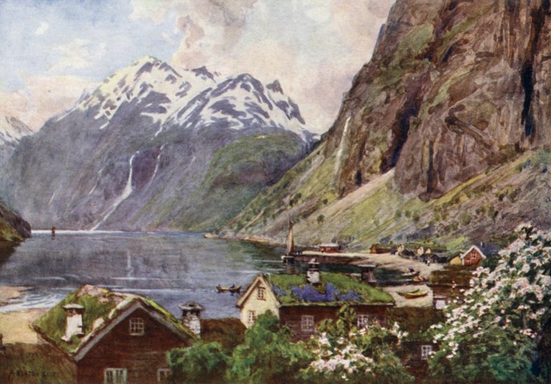 Geirangerfjord da Alfred Heaton Cooper