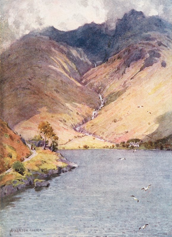 Distretto dei Laghi: Wastwater e Scawfell da Alfred Heaton Cooper