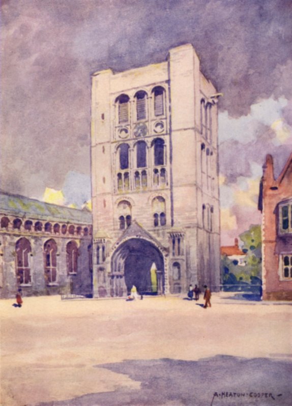 Torre normanna, Bury St Edmunds, Suffolk da Alfred Heaton Cooper