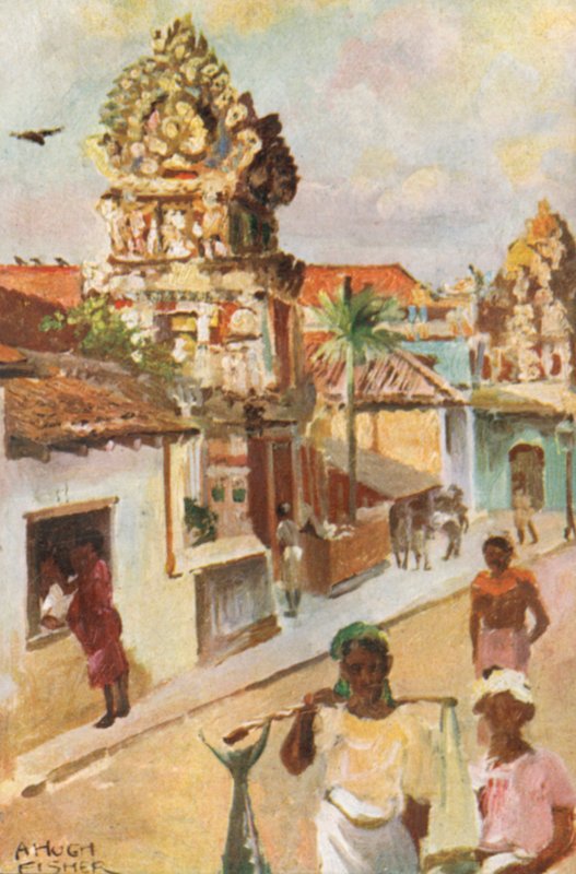 Templi indù, Colombo da Alfred Hugh Fisher