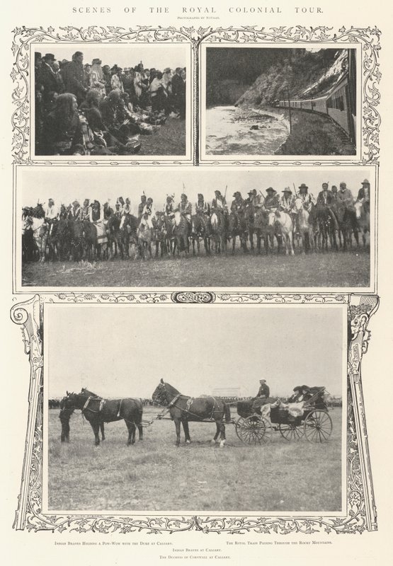 Scene del tour reale coloniale da Alfred Hugh Fisher