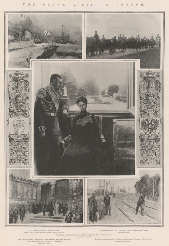 La visita dello Zar in Francia da Alfred Hugh Fisher