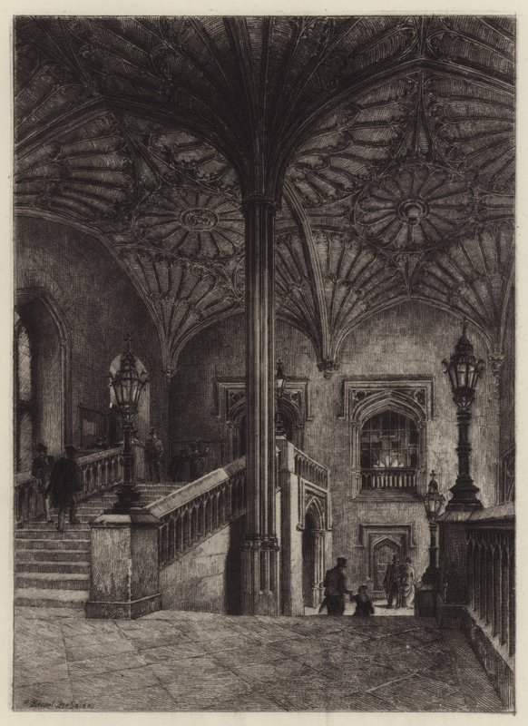 La Scala di Christ Church da Alfred Louis Brunet Debaines
