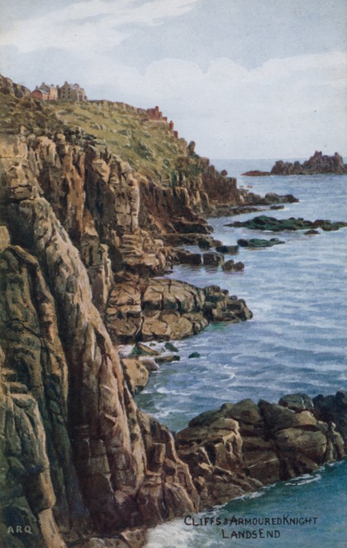 Scogliere e cavaliere corazzato, Lands End da Alfred Robert Quinton