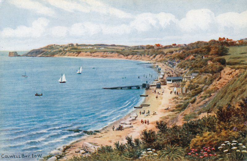 Colwell Bay, Isola di Wight da Alfred Robert Quinton