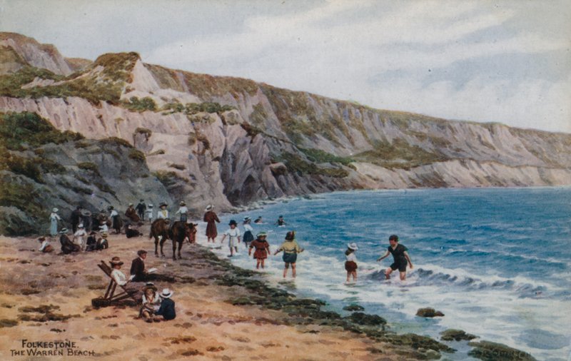 Folkestone, La Spiaggia di Warren da Alfred Robert Quinton