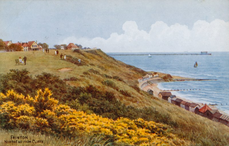 Frinton, estremità nord dalle scogliere da Alfred Robert Quinton