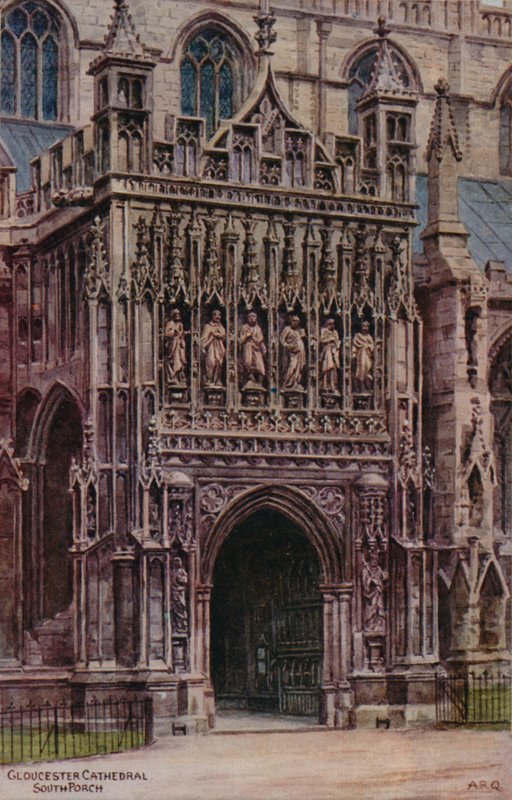 Cattedrale di Gloucester, Portico Sud da Alfred Robert Quinton