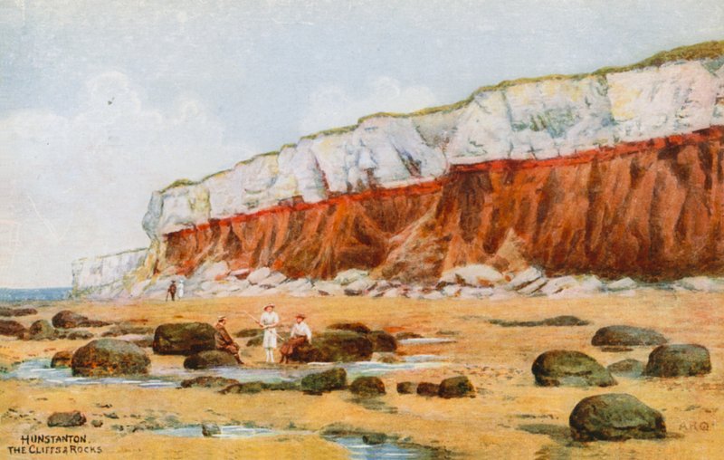 Hunstanton, le scogliere e le rocce da Alfred Robert Quinton