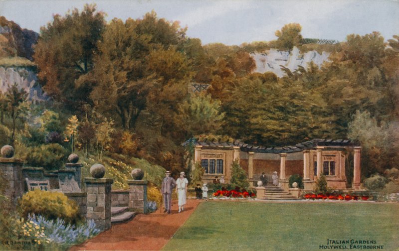 Giardini italiani, Holywell, Eastbourne da Alfred Robert Quinton