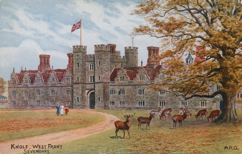 Knole, Facciata Ovest, Sevenoaks da Alfred Robert Quinton