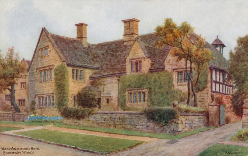 Casa di Mary Anderson, Broadway Worcestershire da Alfred Robert Quinton