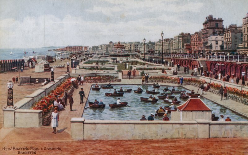 Nuova piscina e giardini, Brighton da Alfred Robert Quinton