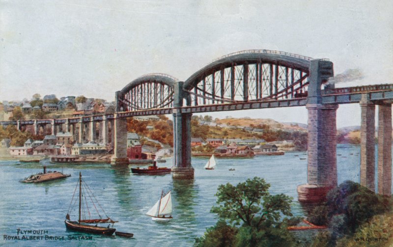 Plymouth, Ponte Reale Alberto, Saltash da Alfred Robert Quinton