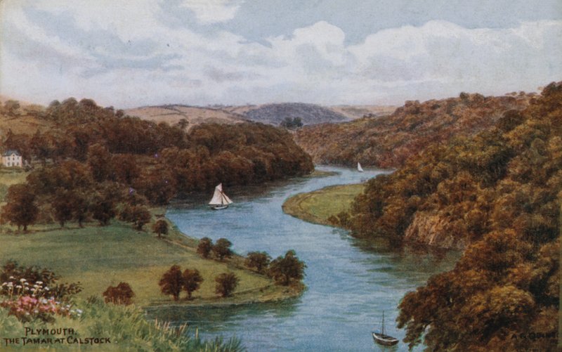 Plymouth, Il Tamar a Calstock da Alfred Robert Quinton