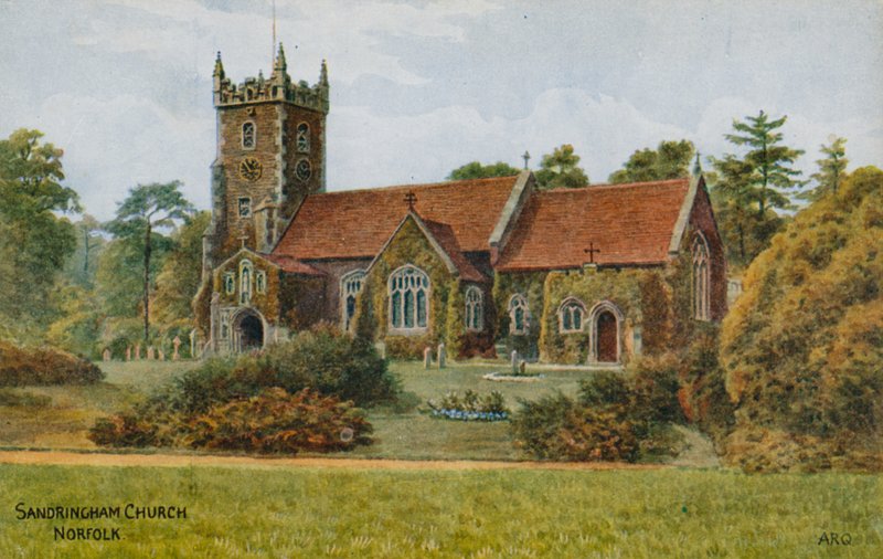 Chiesa di Sandringham, Norfolk da Alfred Robert Quinton