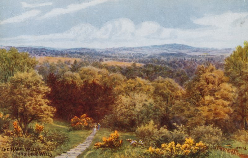 La valle felice, Tunbridge Wells da Alfred Robert Quinton