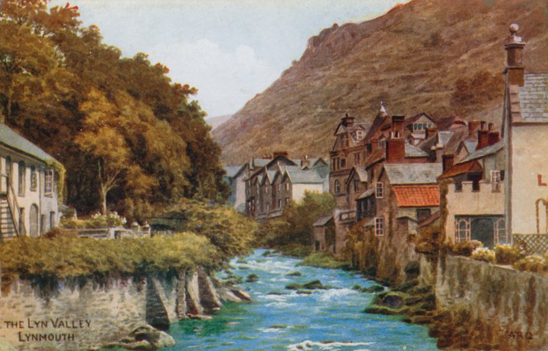 La Valle del Lyn, Lynmouth da Alfred Robert Quinton