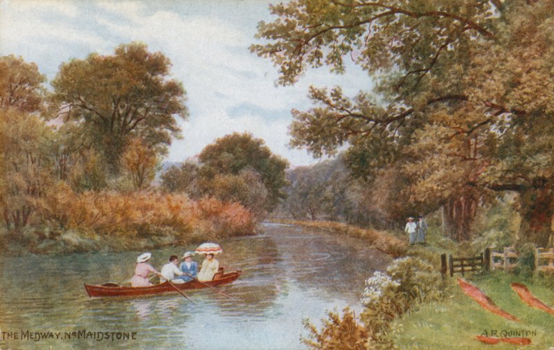 Il Medway vicino a Maidstone da Alfred Robert Quinton