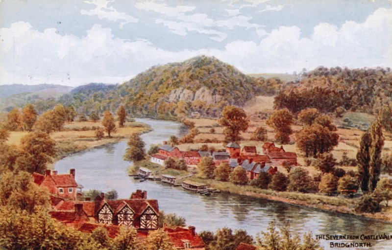 Il Severn, da Castle Walk, Bridgnorth da Alfred Robert Quinton