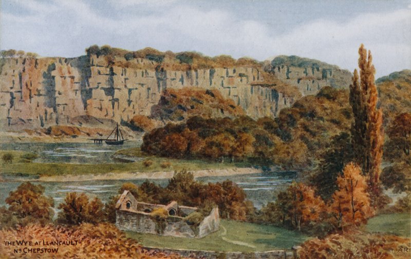 Il Wye a Llancault, vicino a Chepstow da Alfred Robert Quinton