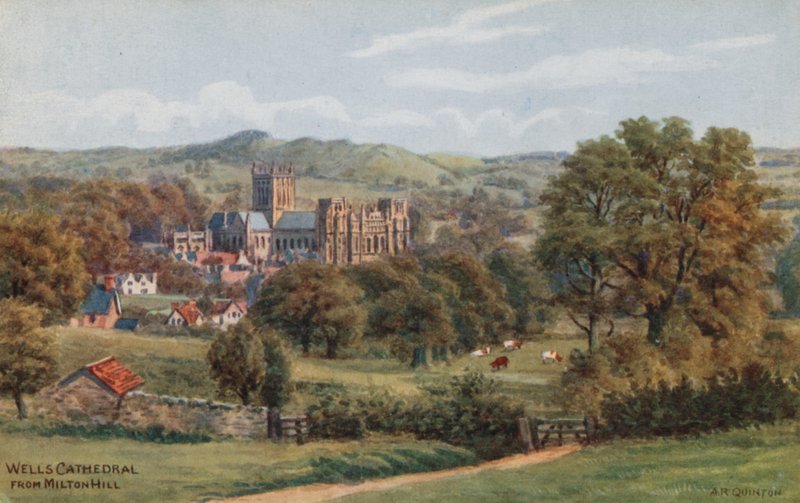 Cattedrale di Wells, da Milton Hill da Alfred Robert Quinton