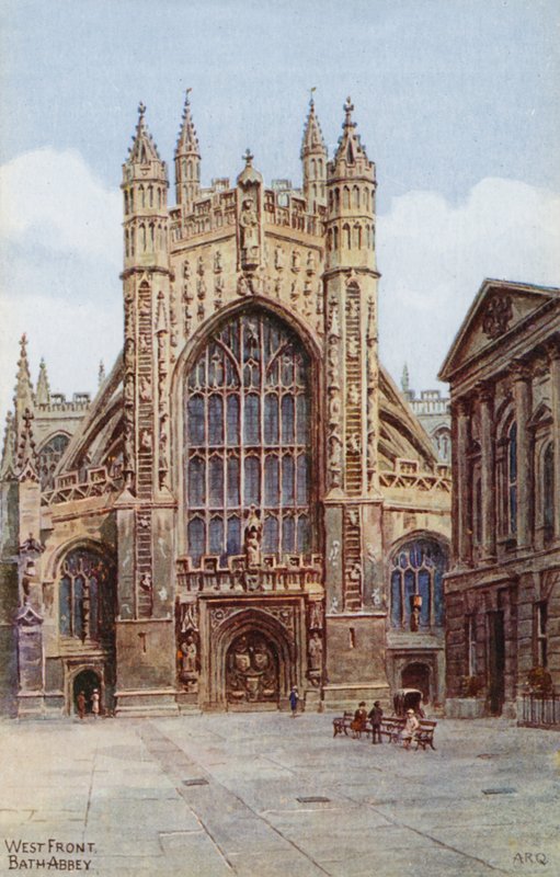 Facciata ovest, Abbazia di Bath da Alfred Robert Quinton