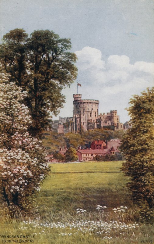 Castello di Windsor, dal Brocas da Alfred Robert Quinton