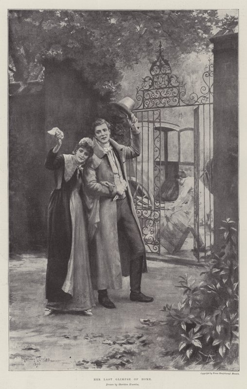 Il suo ultimo sguardo alla casa da Alfred Sheldon Williams