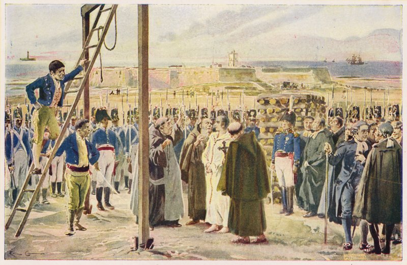 Esecuzione di Gomes Freire Andrade, Portogallo da Alfredo Roque Gameiro