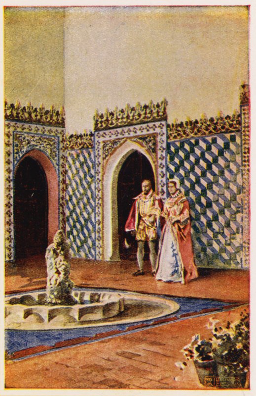 Architettura moresca nel Palazzo di Sintra, Portogallo da Alfredo Roque Gameiro