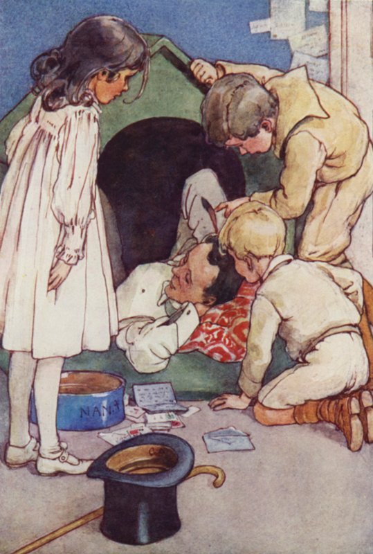 Viverebbe nel canile fino al ritorno dei suoi figli da Alice Bolingbroke (after) Woodward