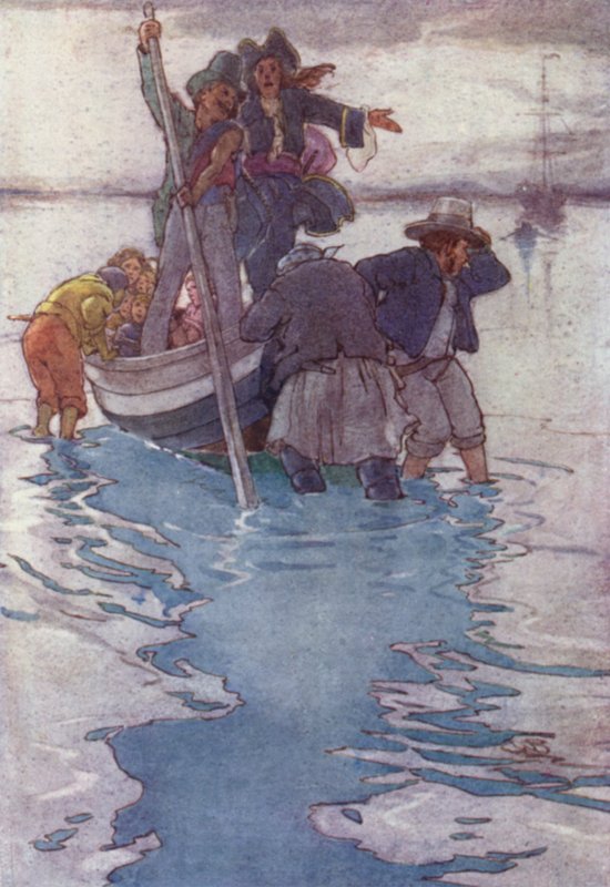 Trasportato sulla nave pirata da Alice Bolingbroke (after) Woodward