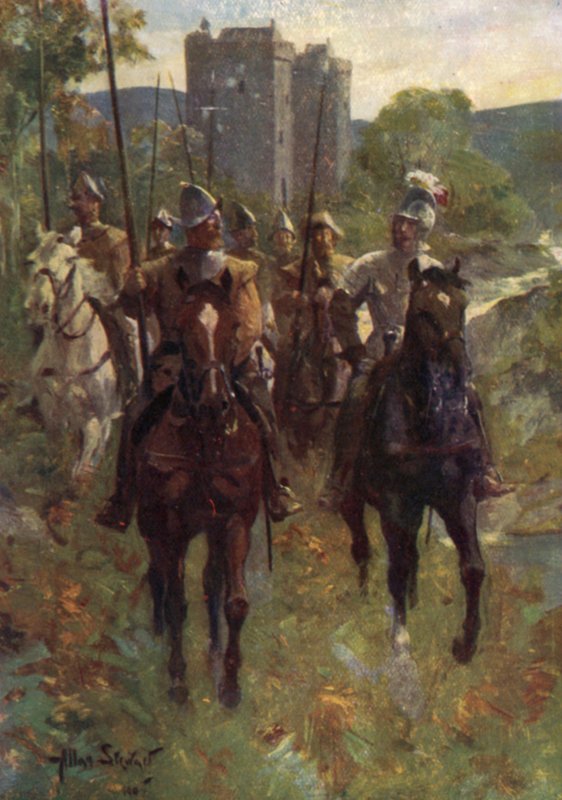 I "Border Reivers" partono per una razzia di bestiame da Allan (after) Stewart
