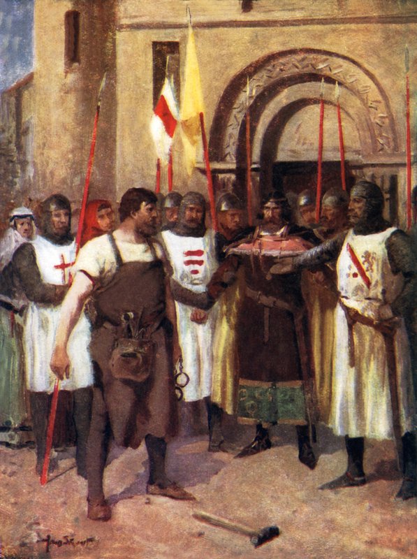 Hubert de Burgh e il fabbro da Allan (after) Stewart