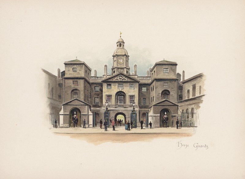 Londra Familiare: Horse Guards da Allan F. Barraud