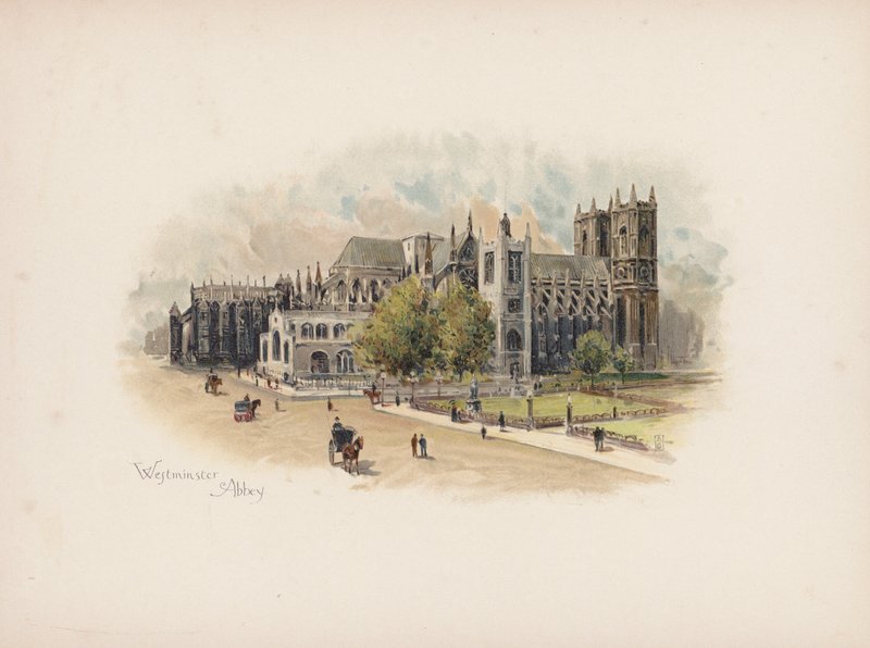 Londra familiare: Abbazia di Westminster da Allan F. Barraud