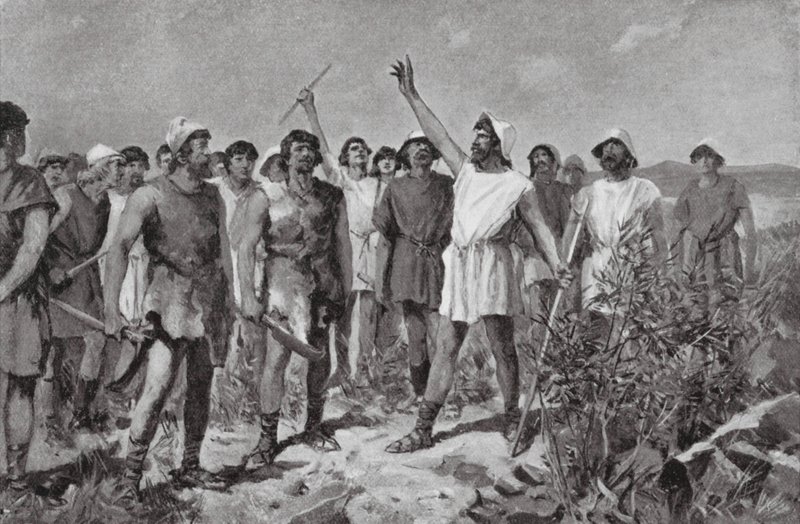 La Rivolta degli Iloti a Sparta, 464 a.C. da Allan Stewart