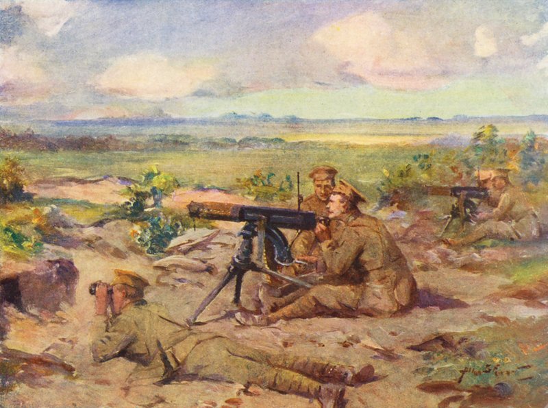 Prima Guerra Mondiale: Mitragliatrici in Azione da Allan Stewart