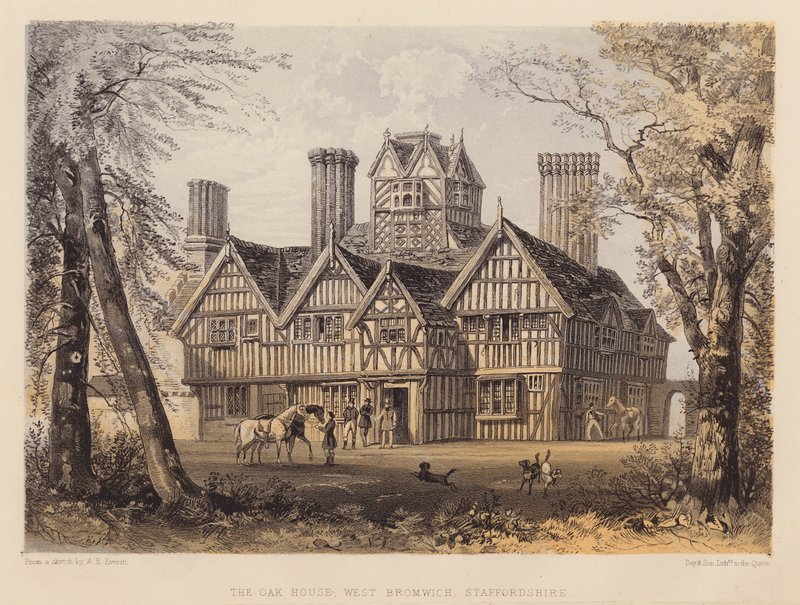 The Oak House, West Bromwich, Staffordshire da Allen Edward Everitt