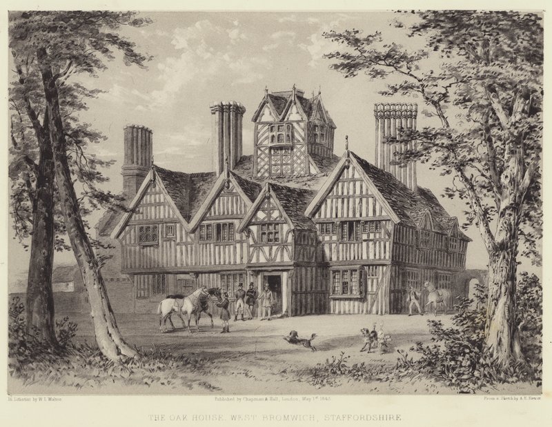The Oak House, West Bromwich, Staffordshire da Allen Edward Everitt