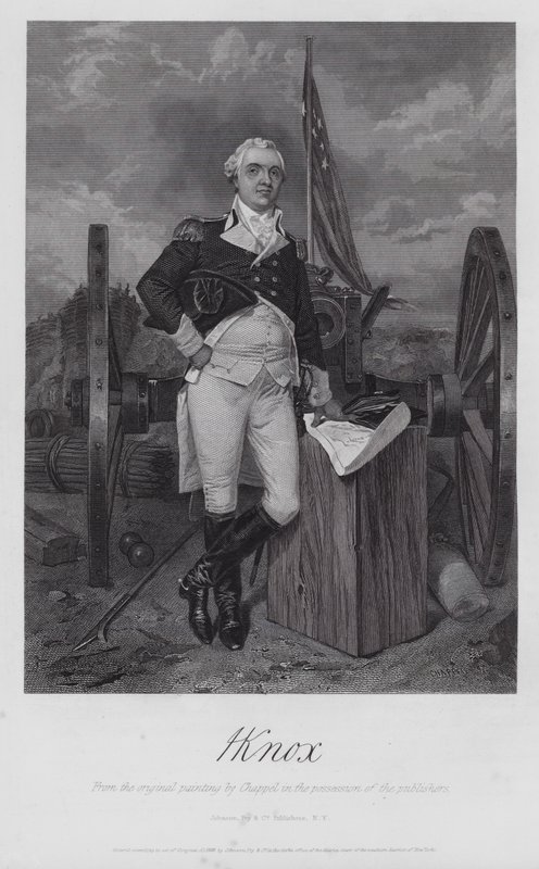 Henry Knox (incisione) da Alonzo (after) Chappel