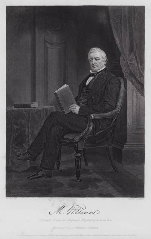 Millard Fillmore (incisione) da Alonzo (after) Chappel