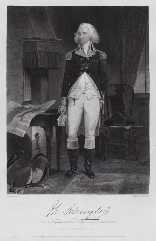 Philip Schuyler (incisione) da Alonzo (after) Chappel