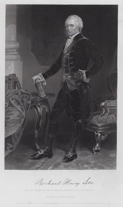 Richard Henry Lee (incisione) da Alonzo (after) Chappel