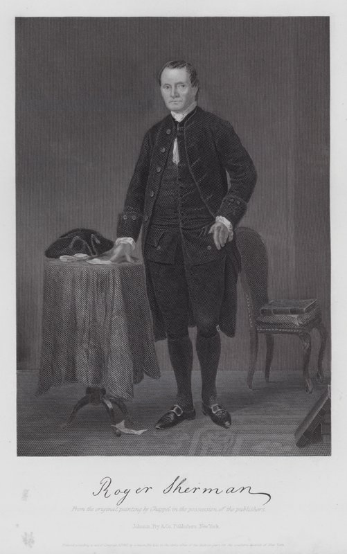 Roger Sherman (incisione) da Alonzo (after) Chappel