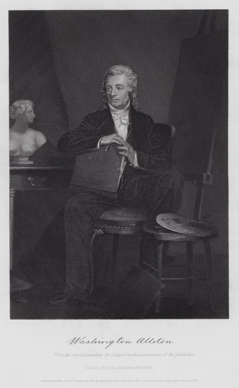 Washington Allston (incisione) da Alonzo (after) Chappel