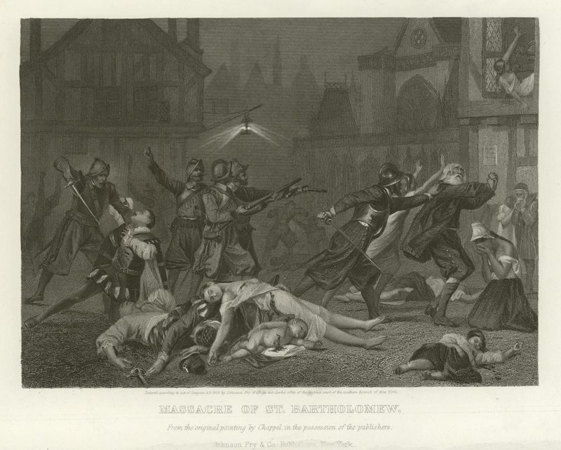 Massacro della notte di San Bartolomeo da Alonzo Chappel